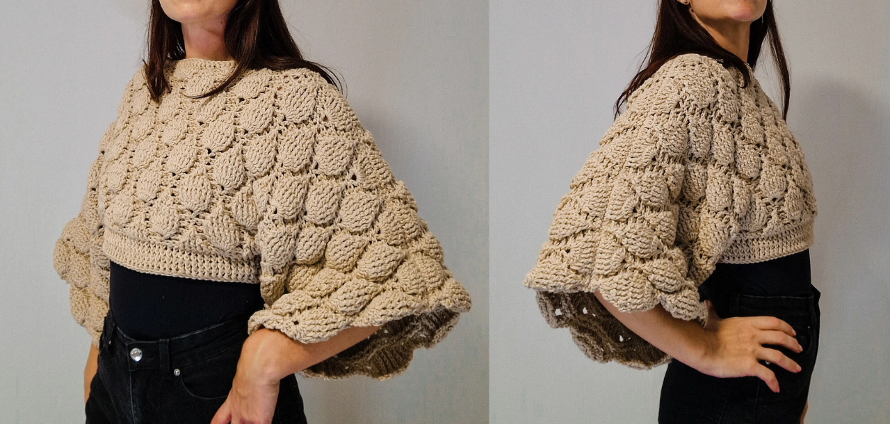 Figs Oversized Crop Sweater