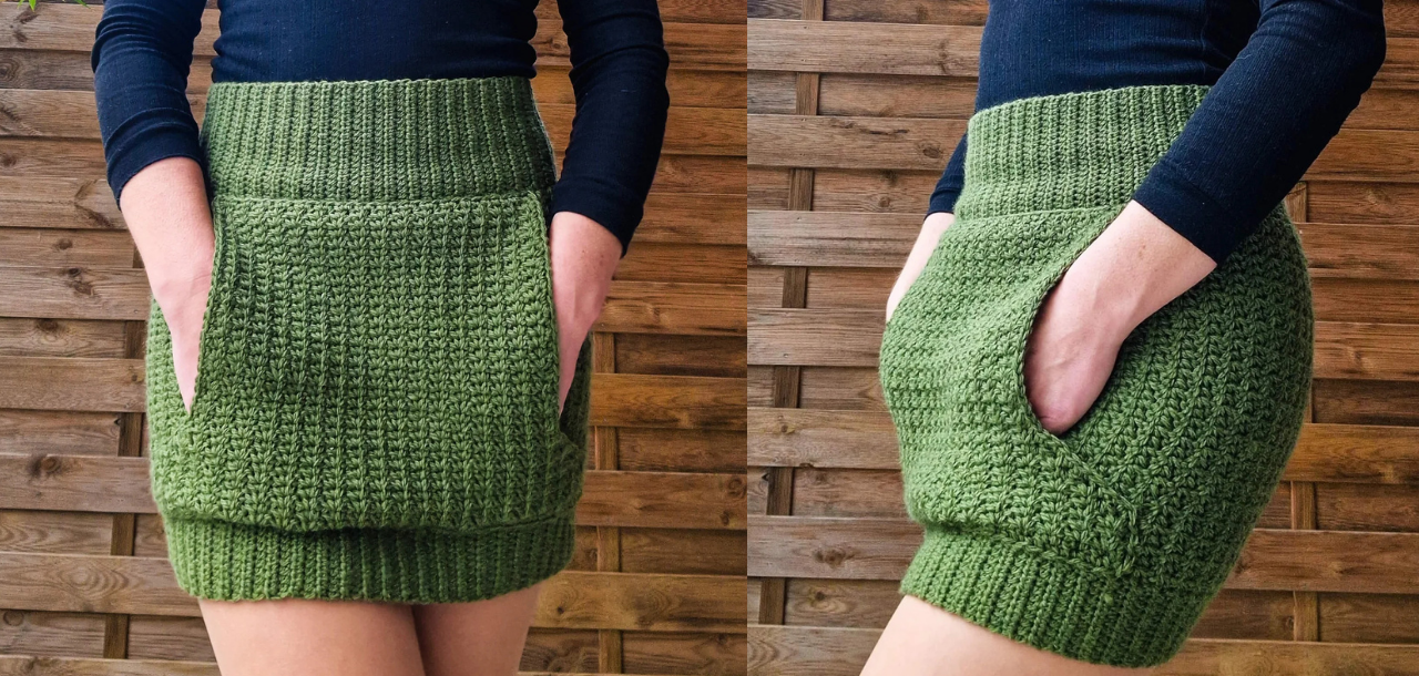 Pouch Pocket Mini Skirt