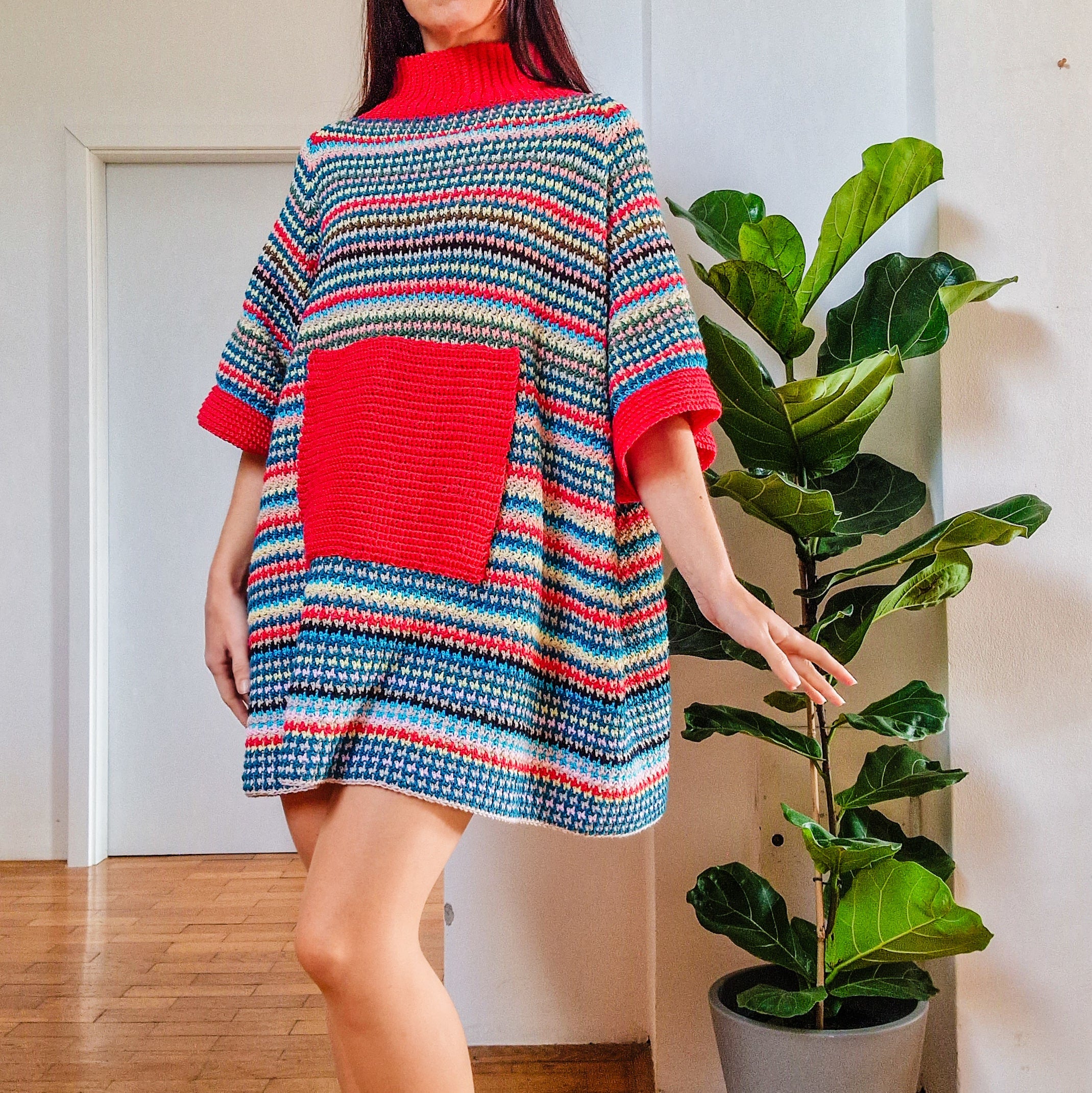 Scrappy Stripe Dress