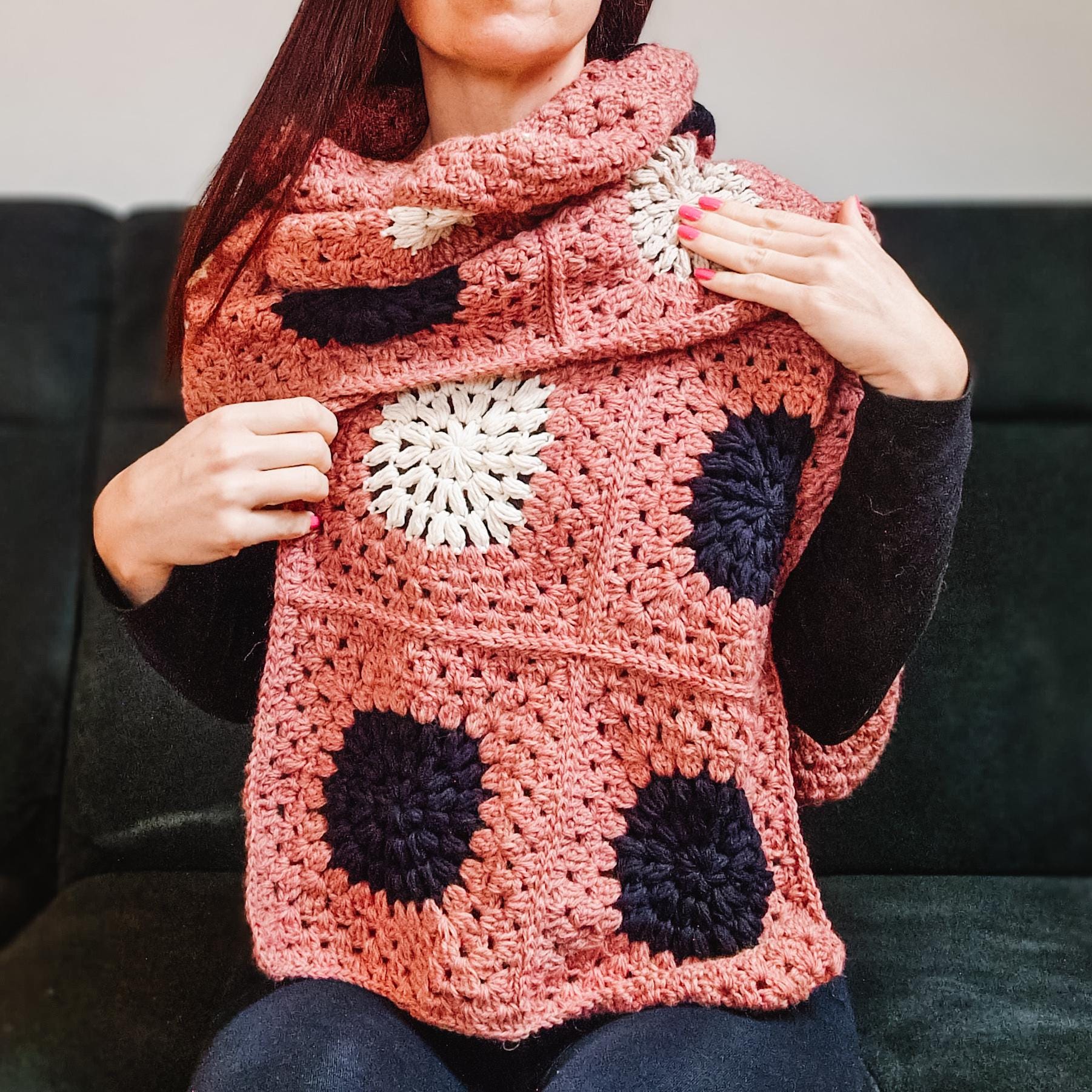 Rustic Petal Scarf - Loops Only