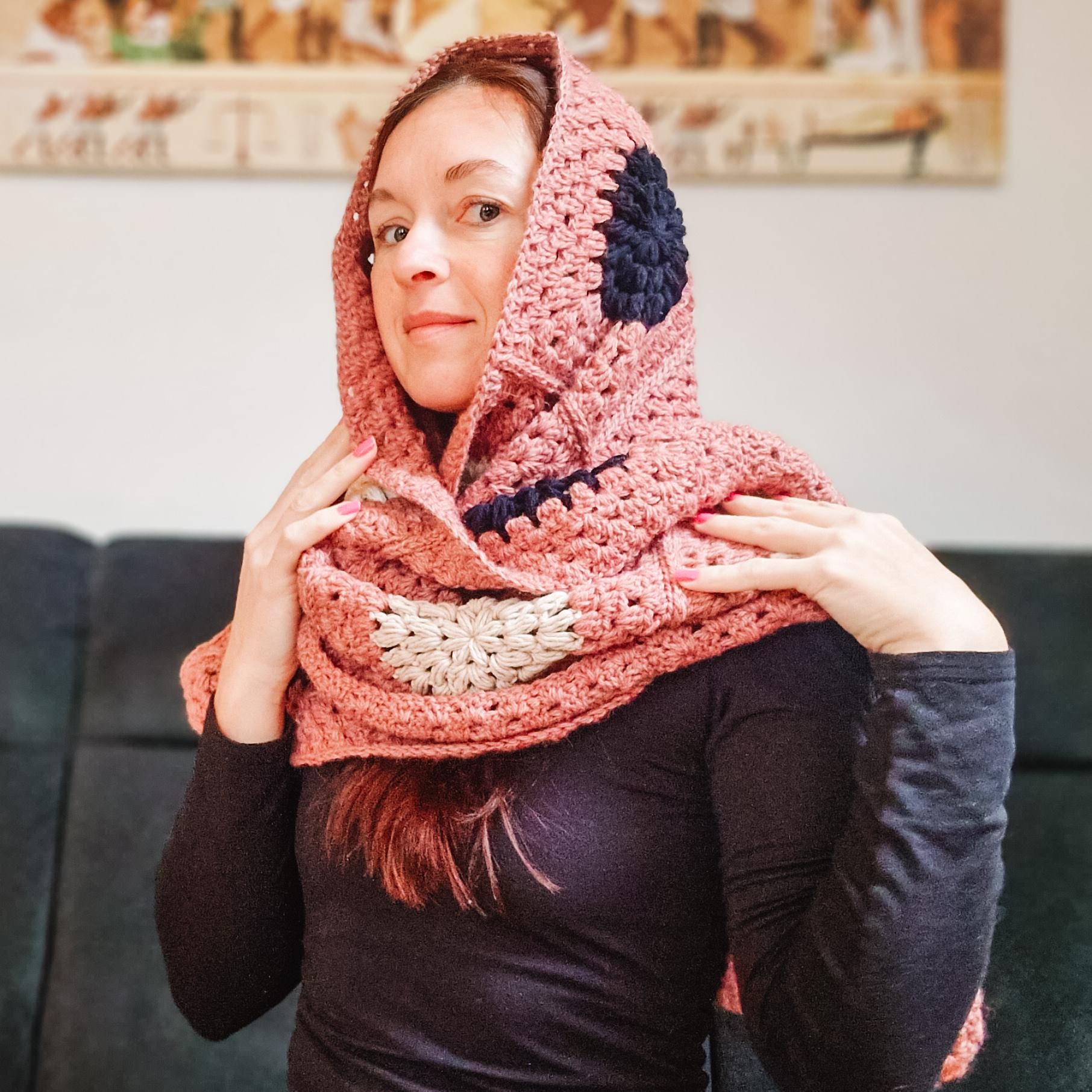 Rustic Petal Scarf - Loops Only