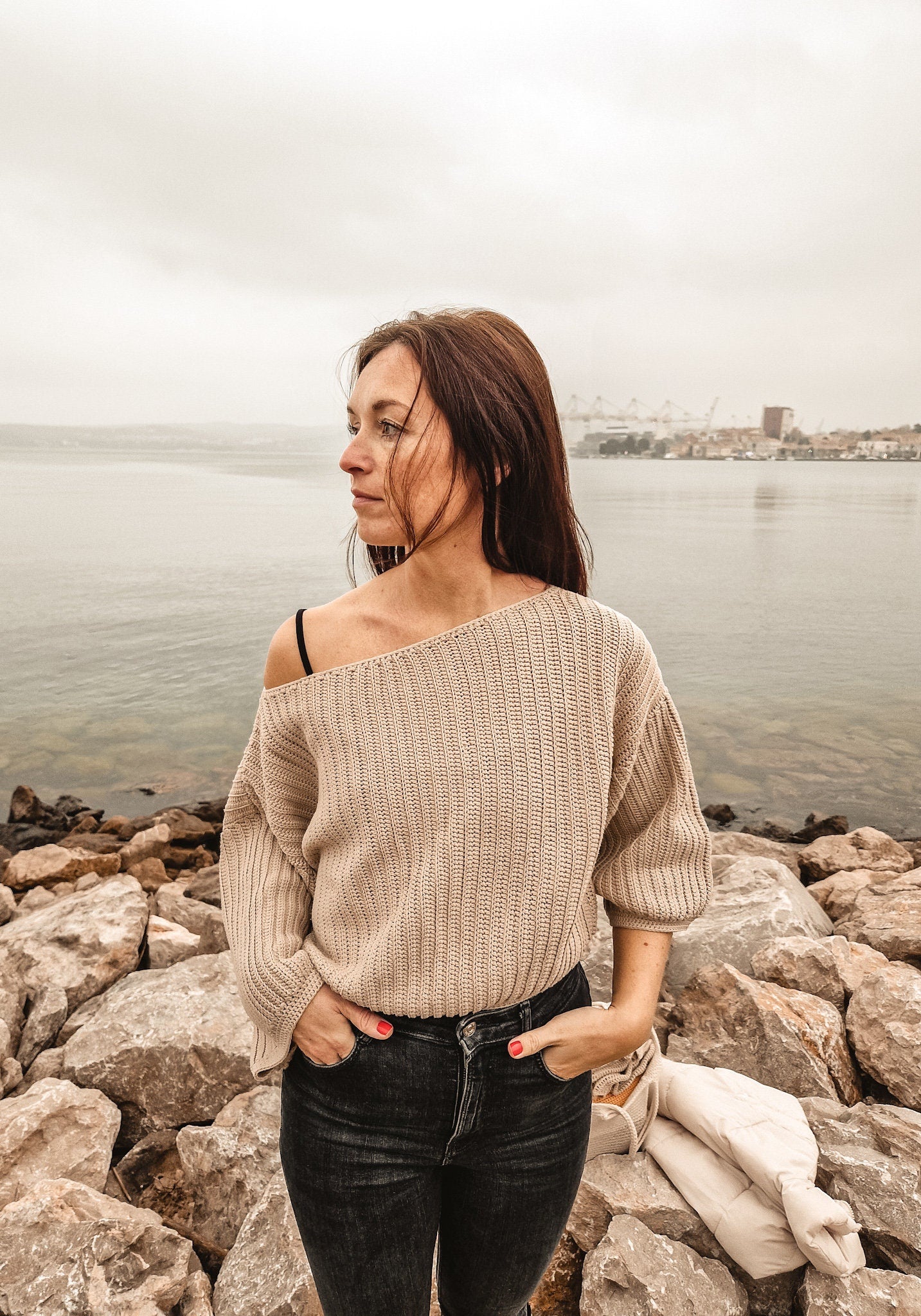 Oversized Ribbed Sweater - Loops Only