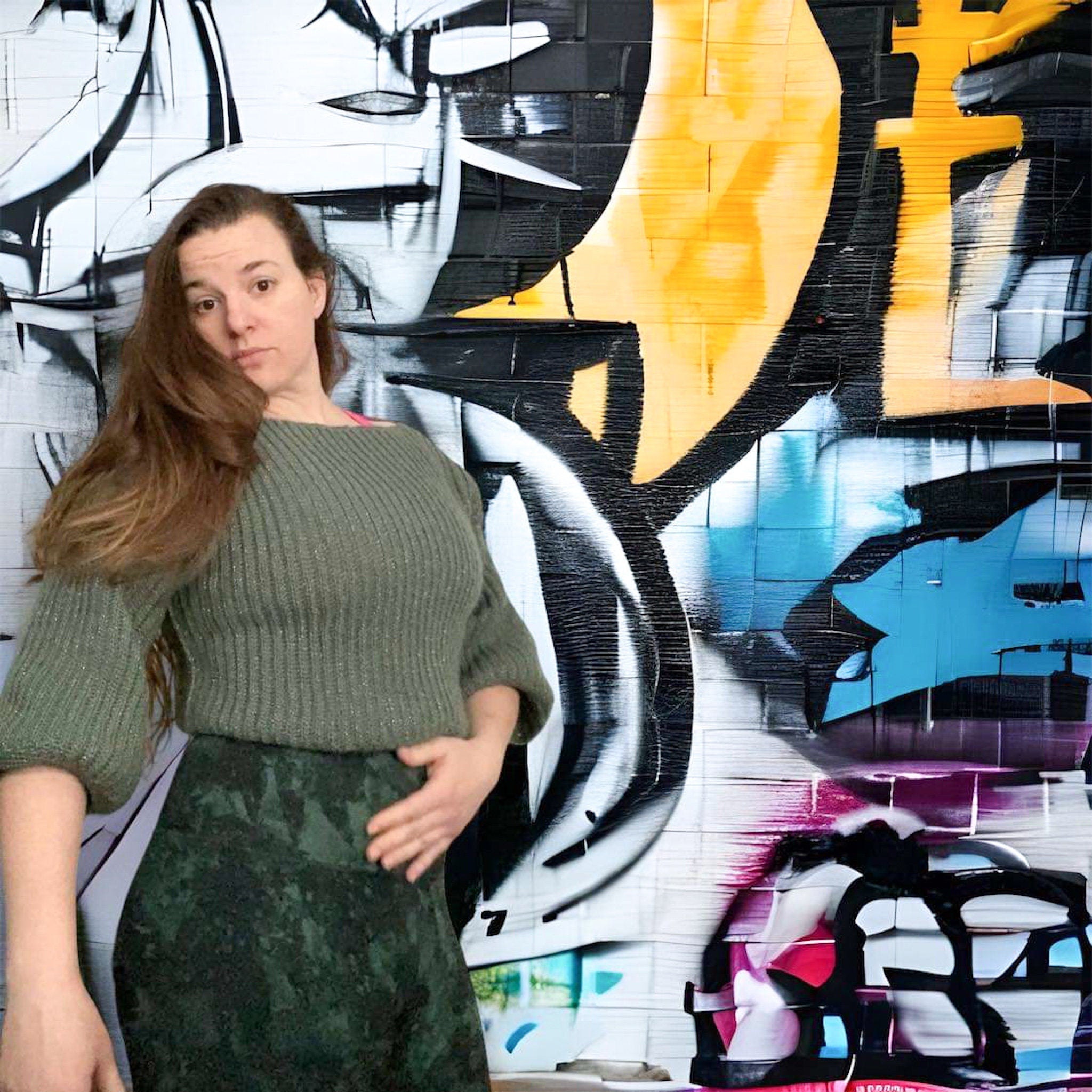 Oversized Ribbed Sweater - Loops Only