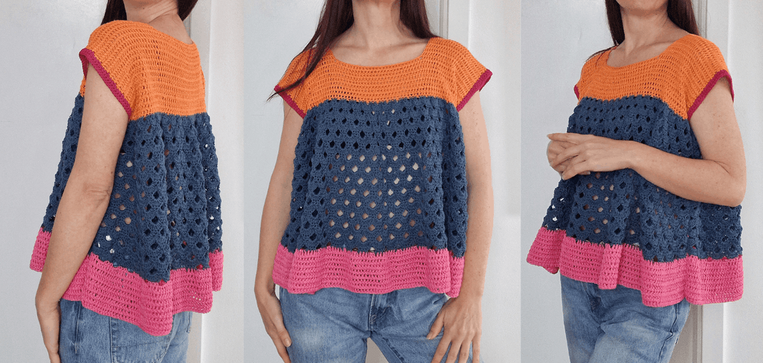 Arcade Color Block Top