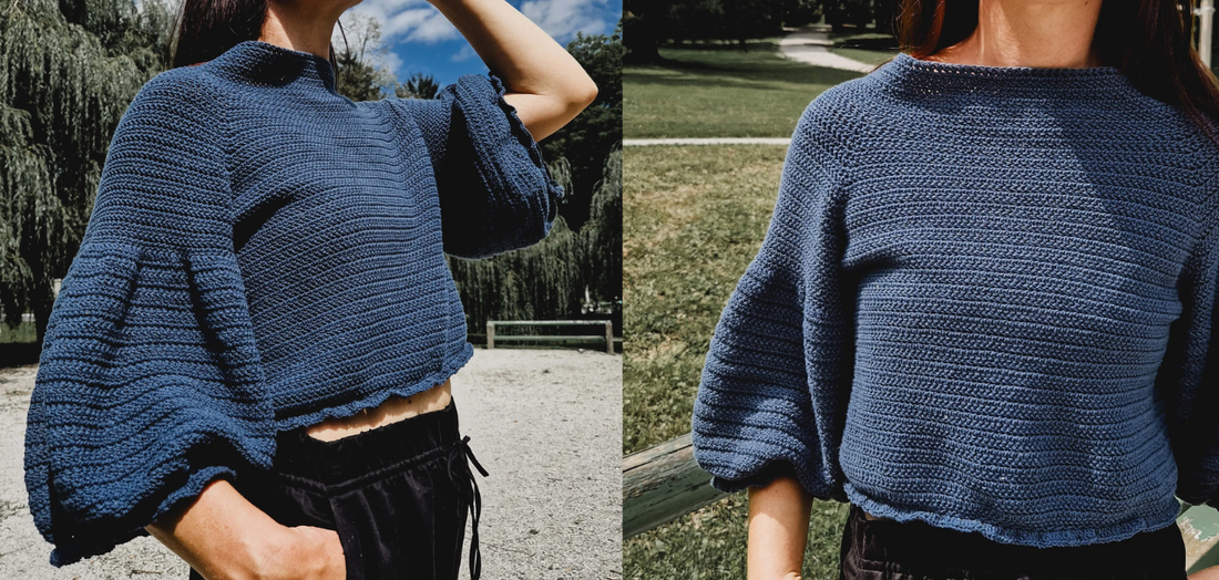 Puffy Sleeves Sweater 