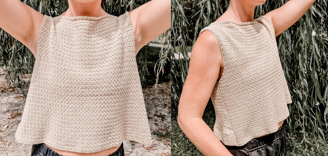 Free Crochet Ruffle Crop Top Pattern