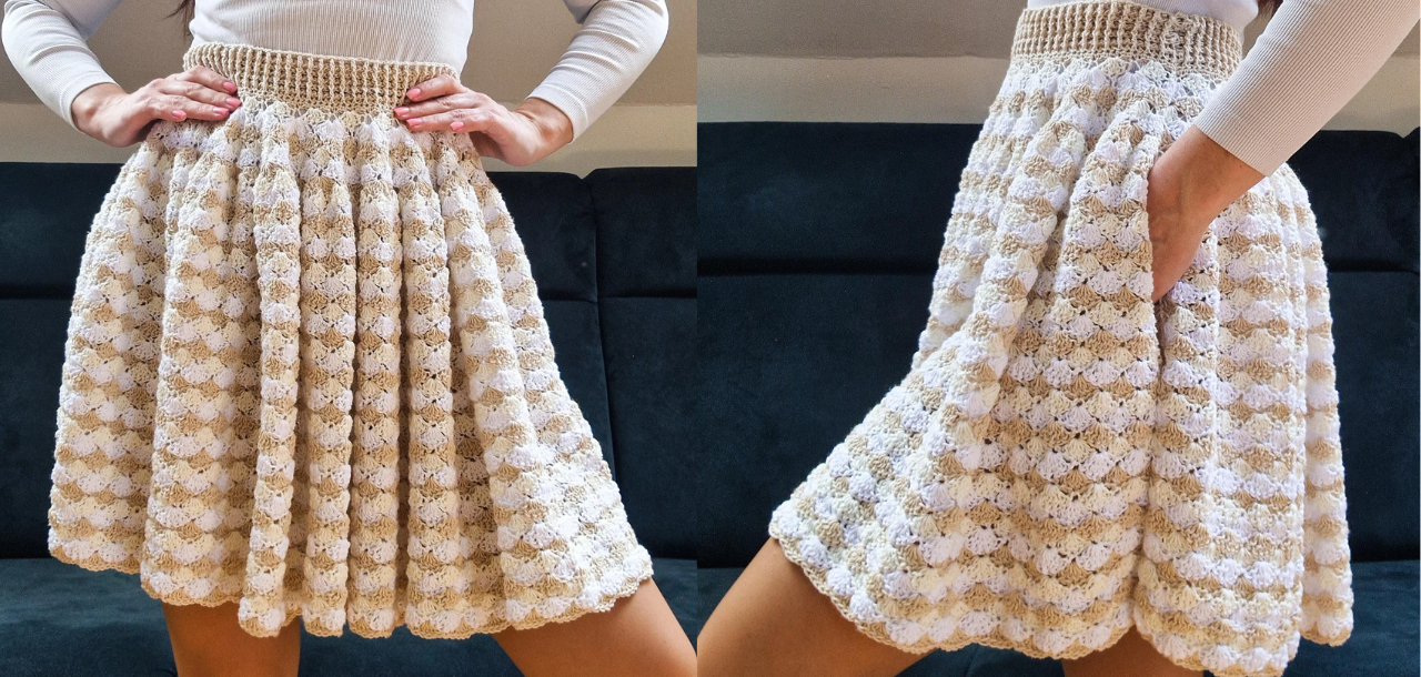 Shell Stitch Skirt