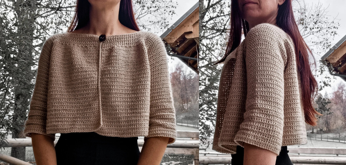 Ruffle Charm Cropped Cardigan