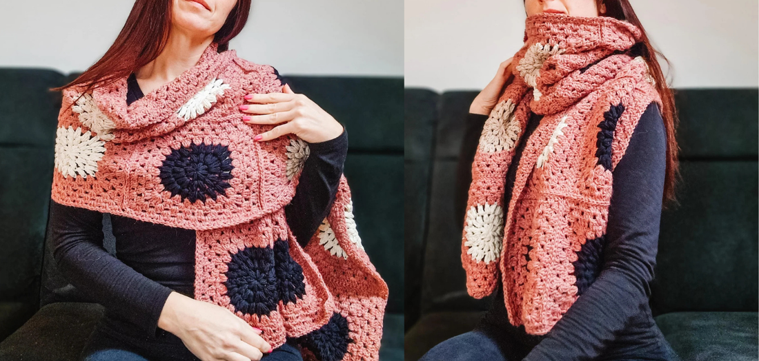 Rustic Petal Scarf