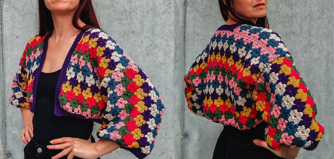 Granny Diamond Stitch Cardigan