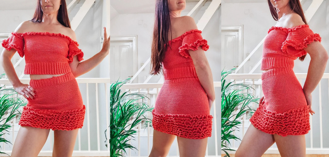 Cupcake Top & Mini Skirt Set