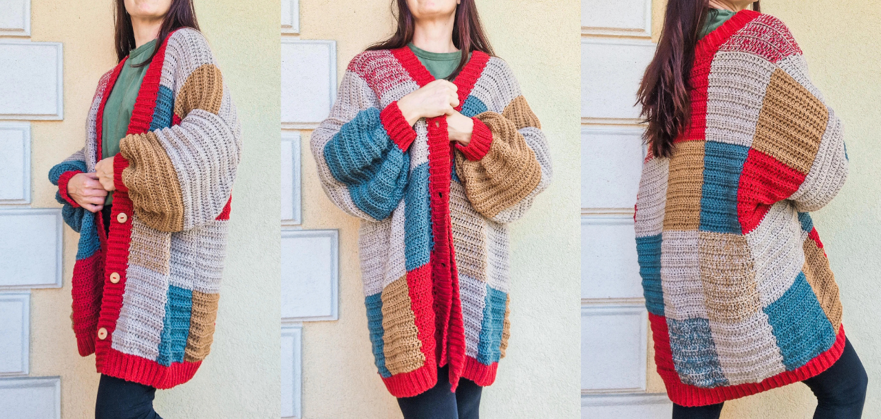 Cozy Patchwork Cardigan