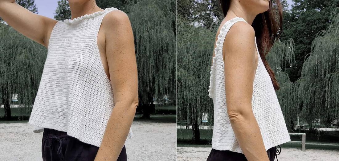 Sleeveless Triangle Top