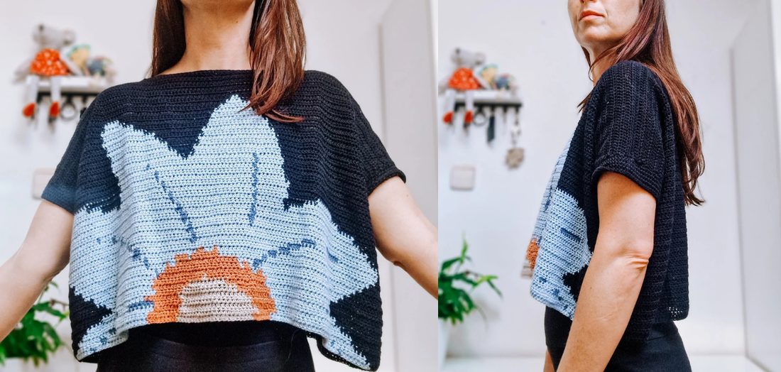 Flower Oversized Top