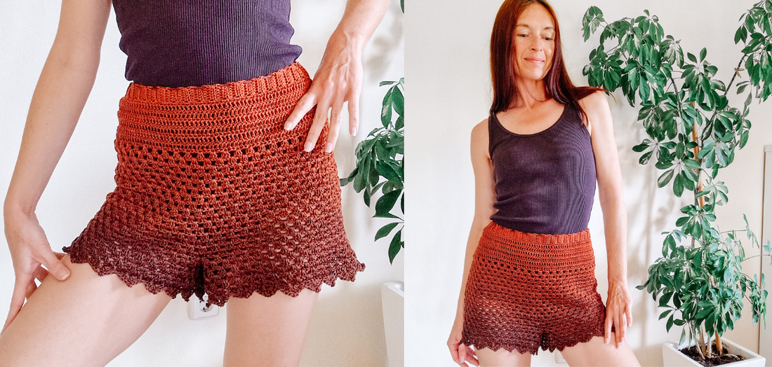 Boho Granny Stitch Shorts