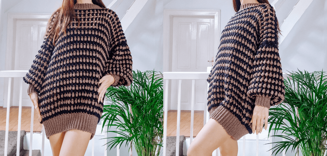Puff Sweater Dress