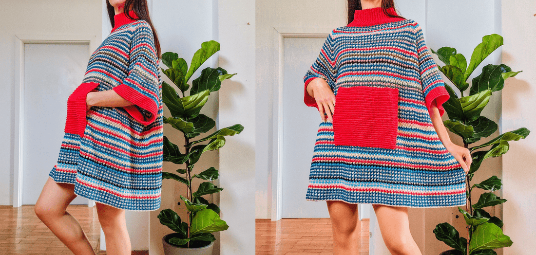 Scrappy Stripe Dress