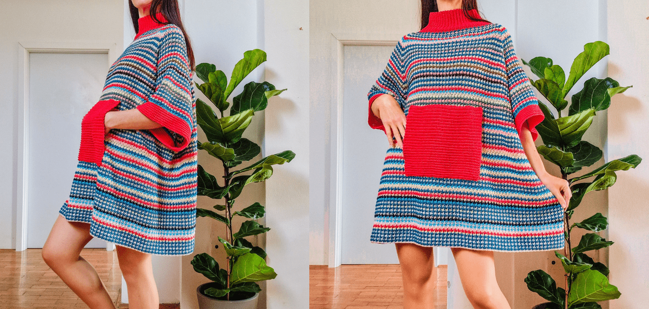 Scrappy Stripe Dress