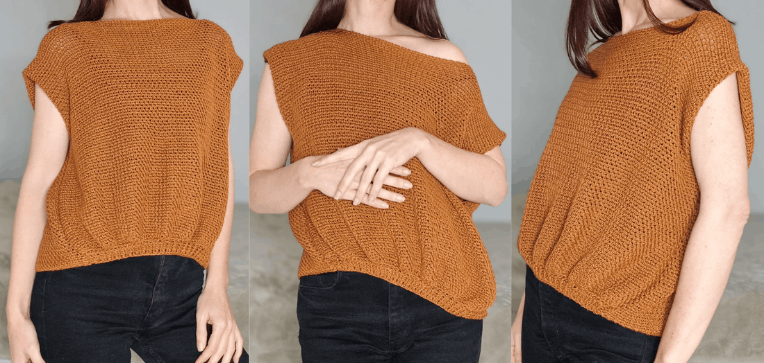 Terra Cap Sleeve Oversized Top