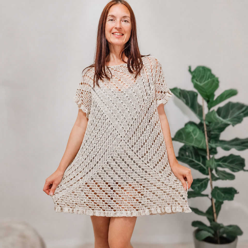 Granny Square Summer Dress
