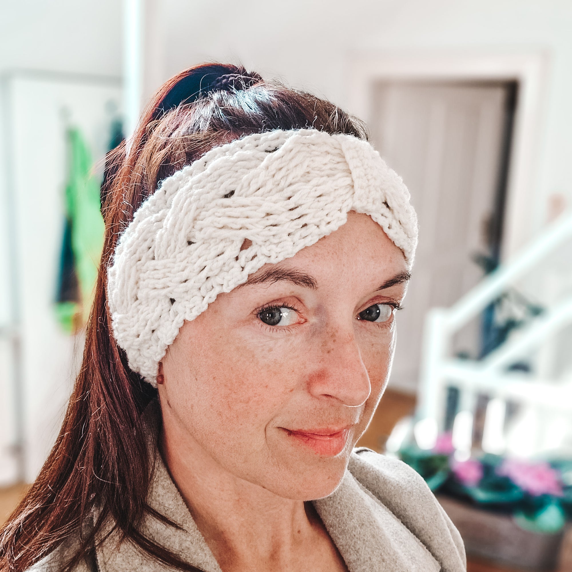 Winter Cables Headband - Loops Only
