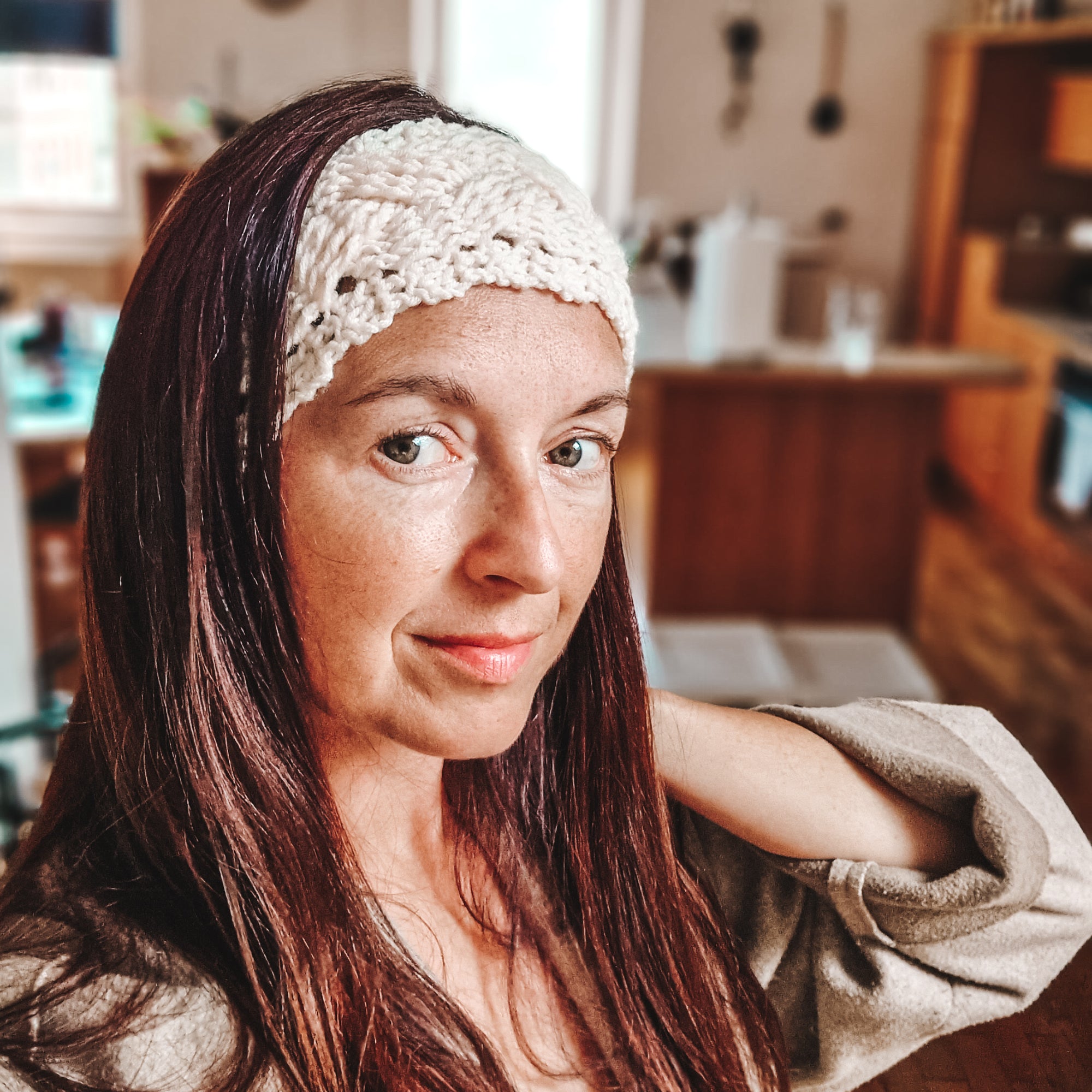 Winter Cables Headband - Loops Only