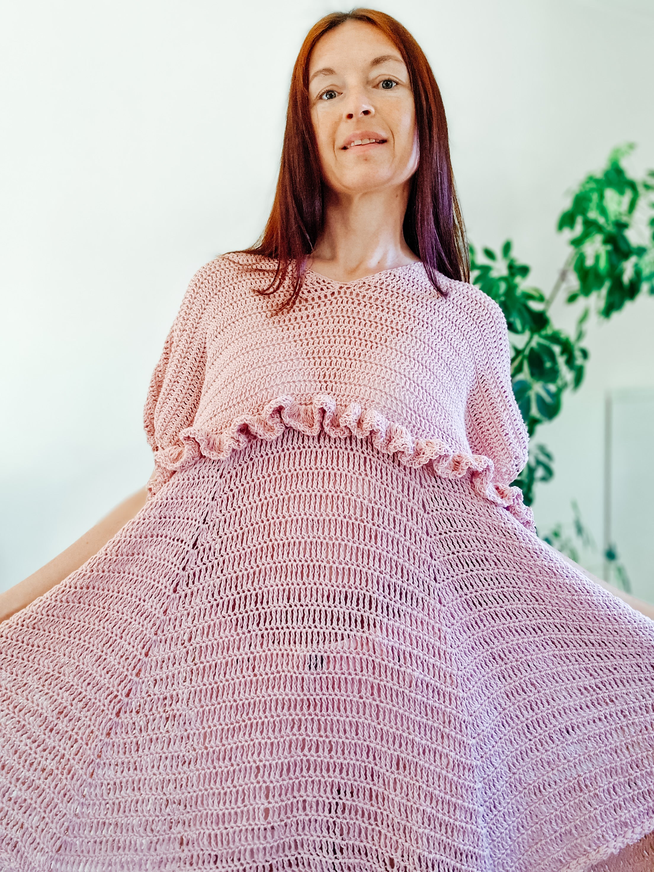 Blush Ruffle Summer Dress