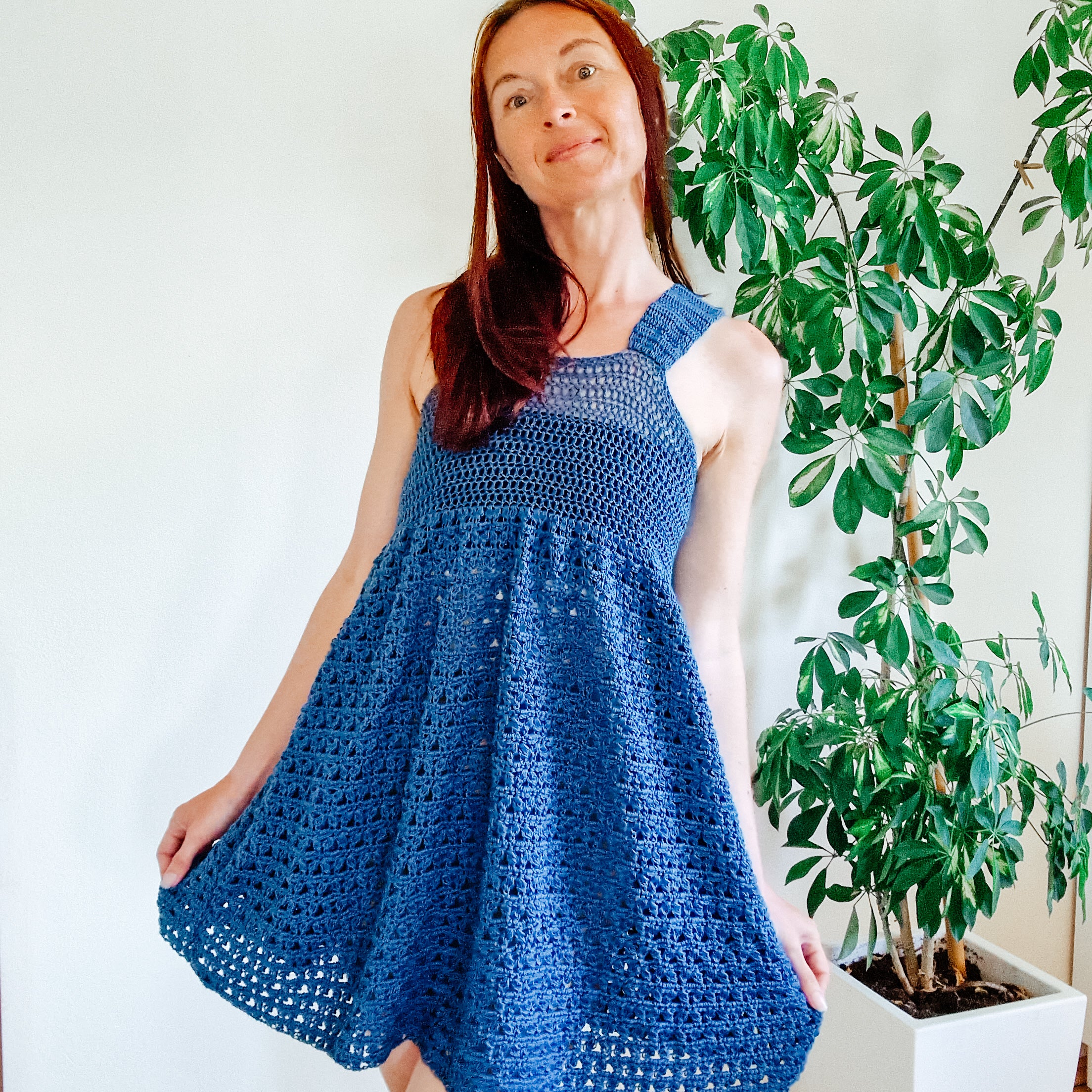 Cherry blossom print summer dress by Loops Only featuring a lightweight, flowy design with delicate floral details.
