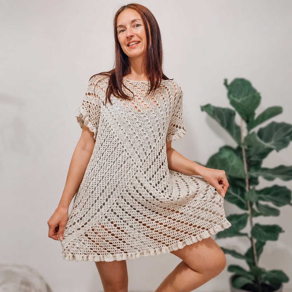 Granny Square Summer Dress