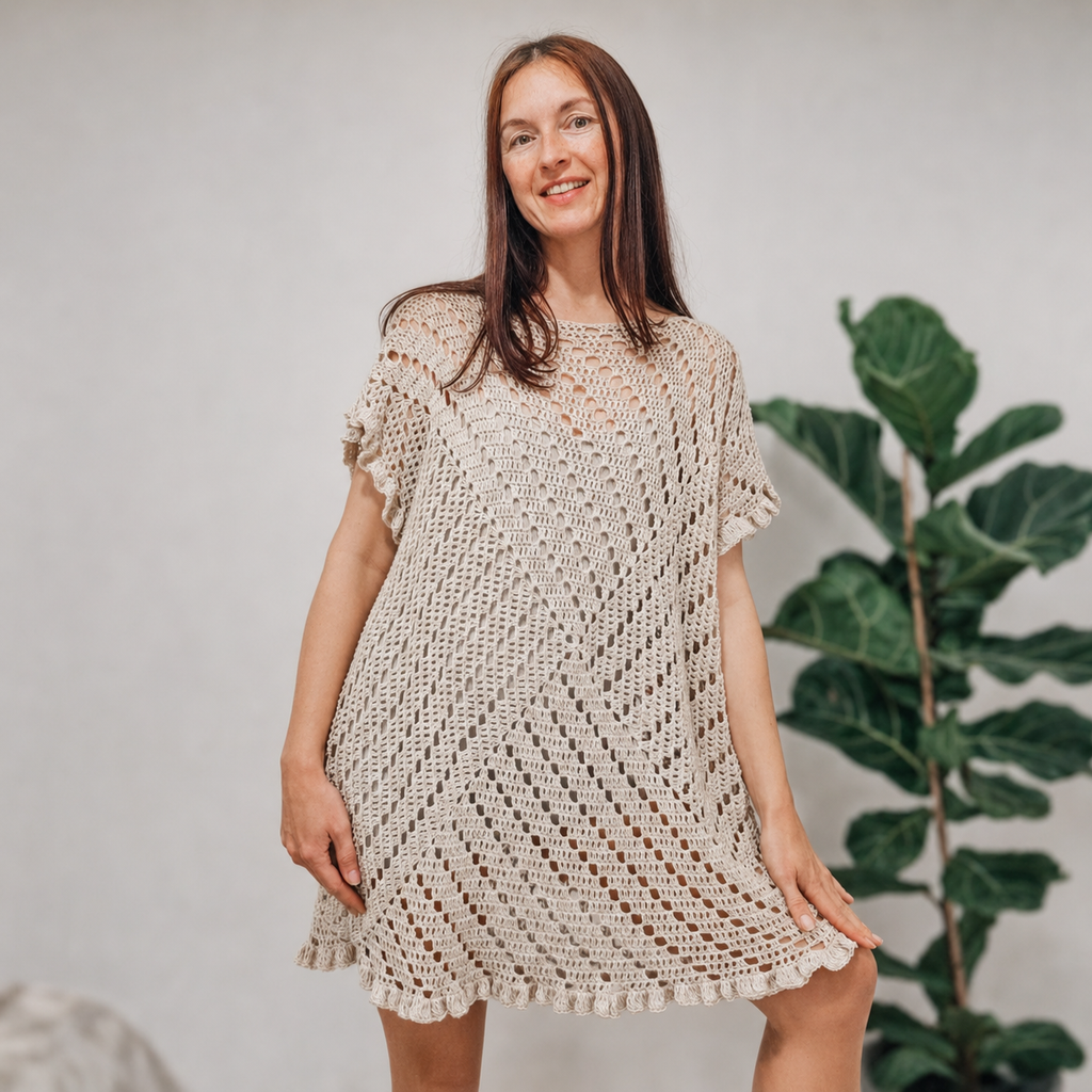 Granny Square Summer Dress