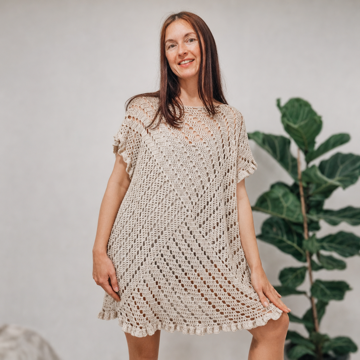 Granny Square Summer Dress