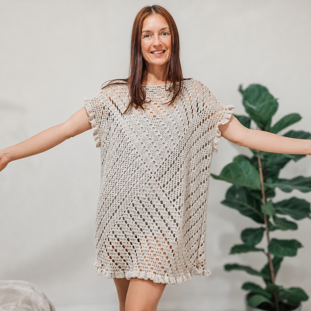 Granny Square Summer Dress