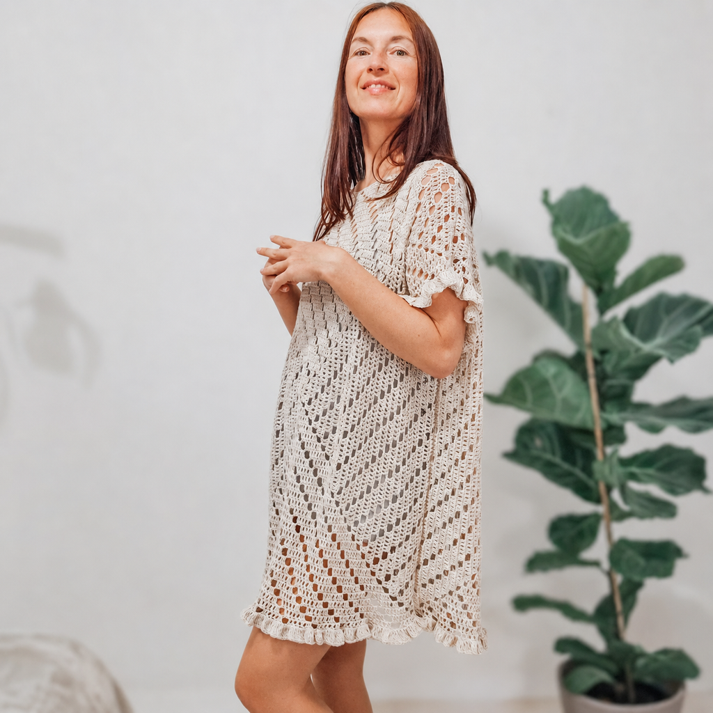 Granny Square Summer Dress