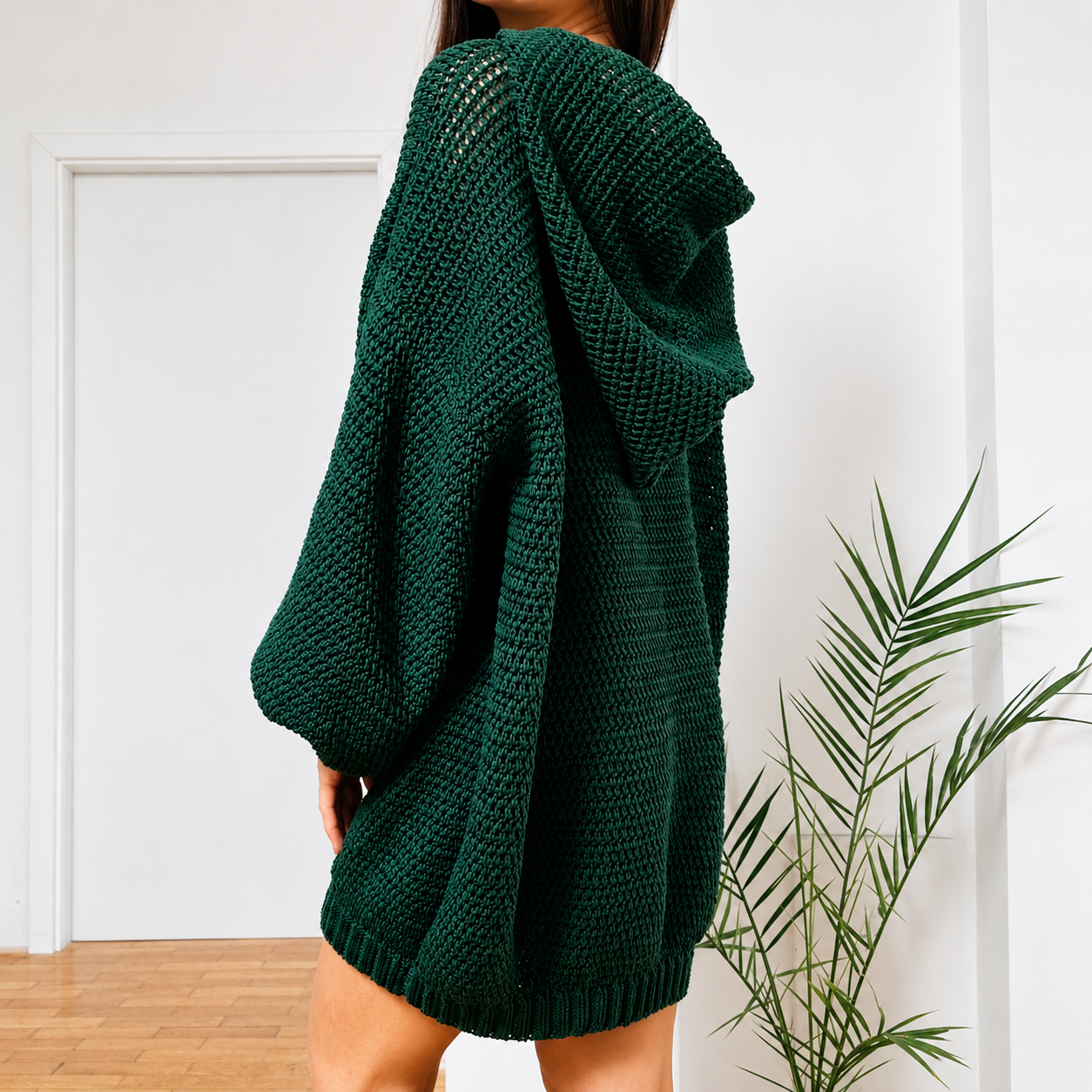 Hooded Pine Dress