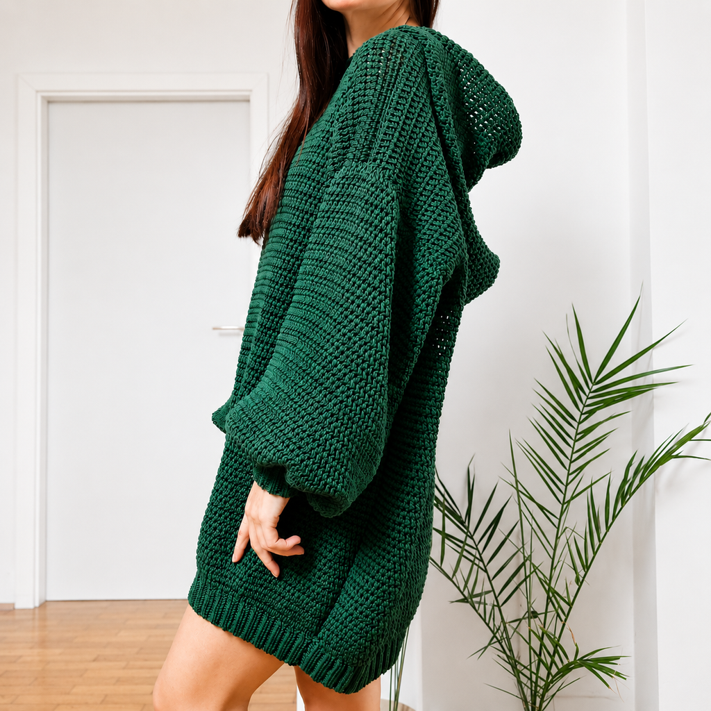 Hooded Pine Dress