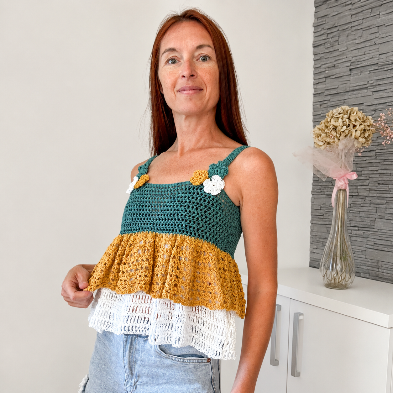 Meadow Ruffle Top