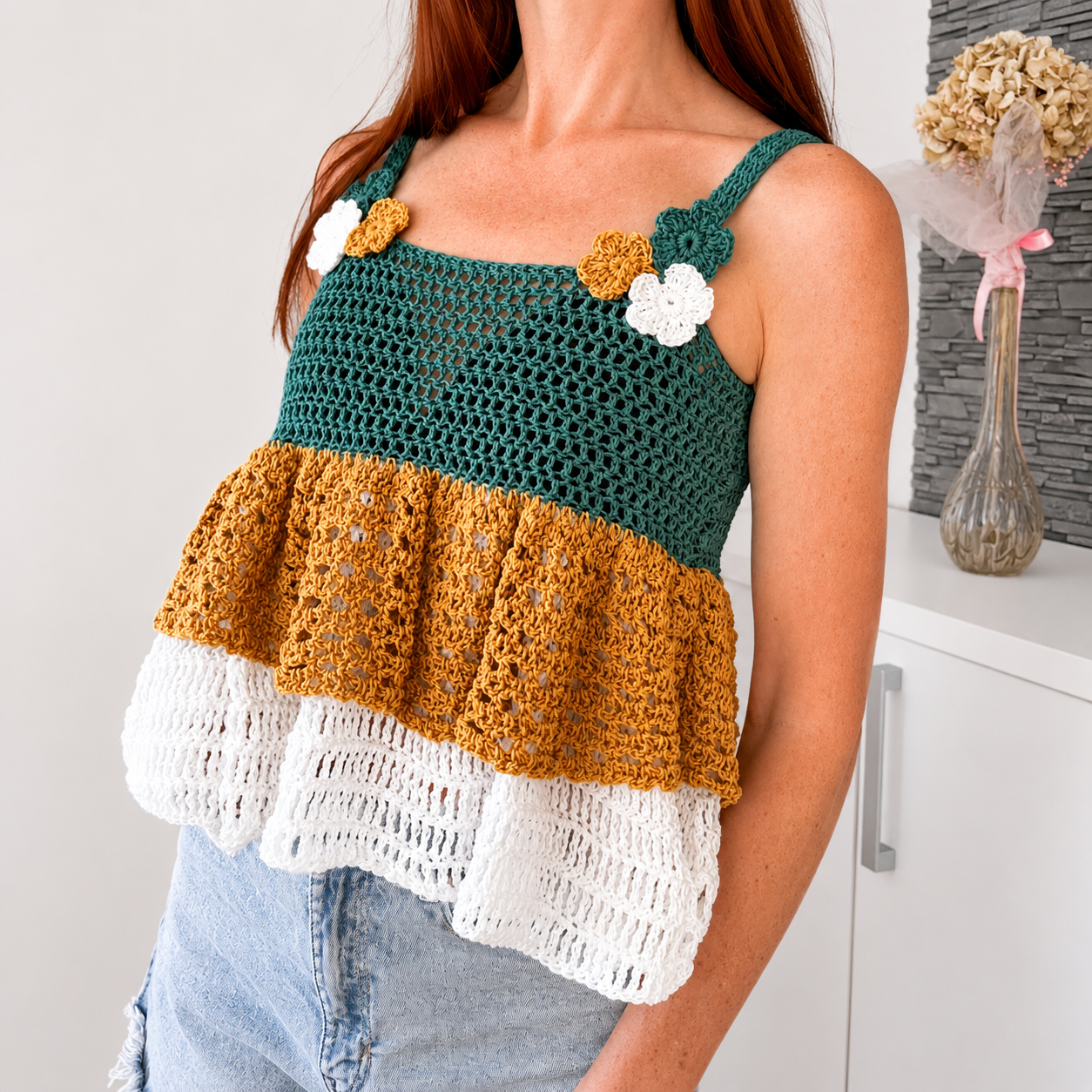 Meadow Ruffle Top
