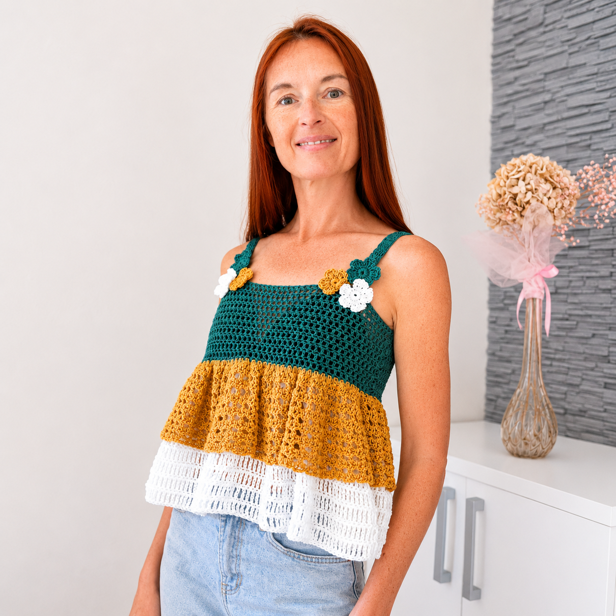 Meadow Ruffle Top