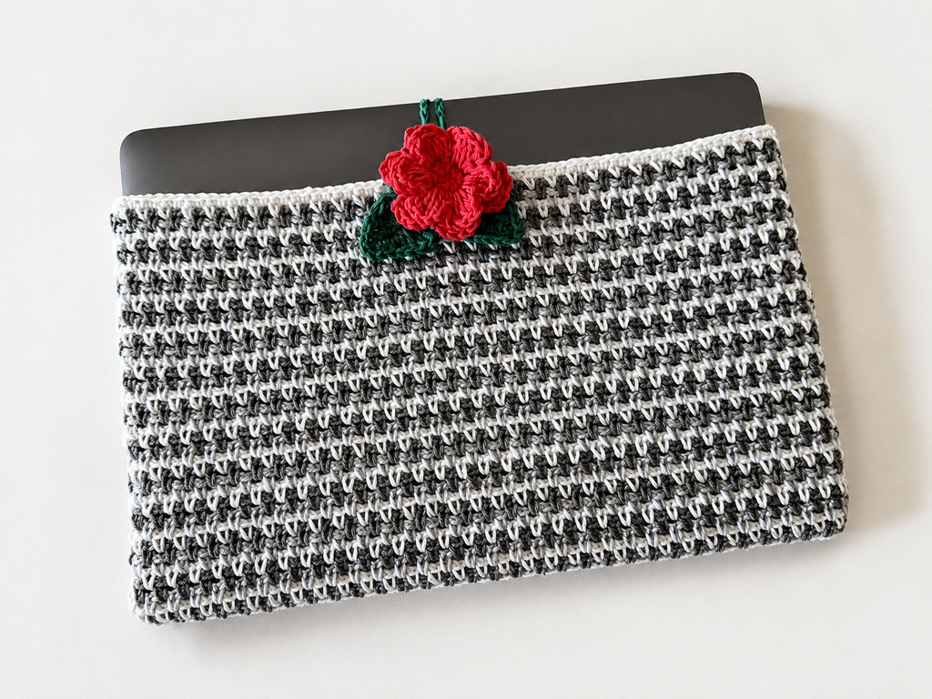 Cute Crochet Laptop Case