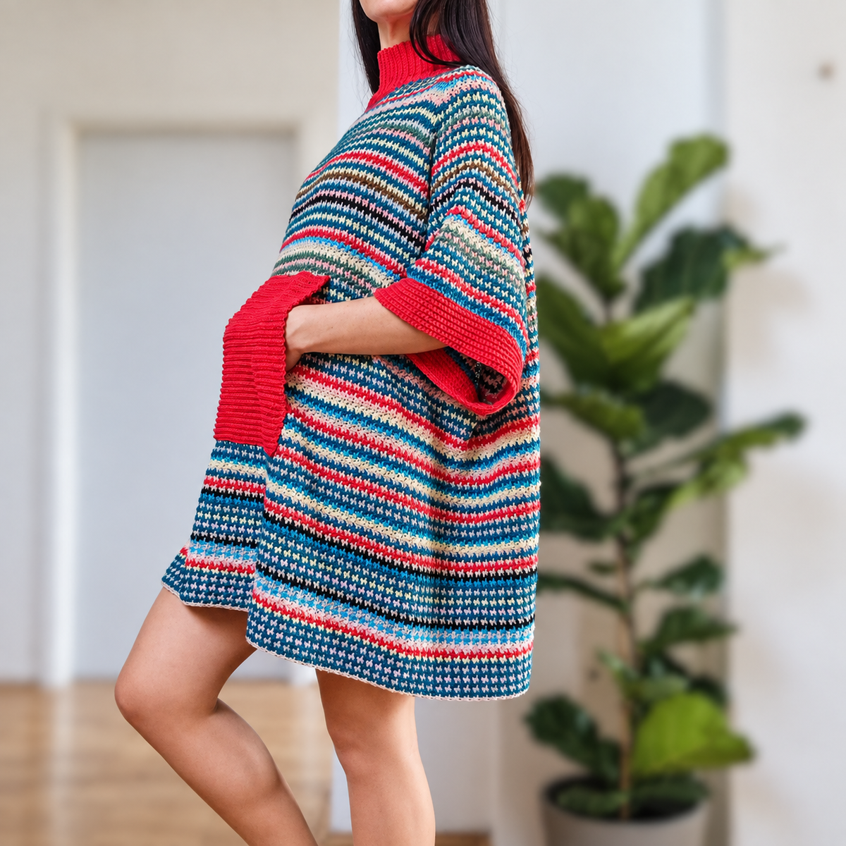 Scrappy Stripe Dress