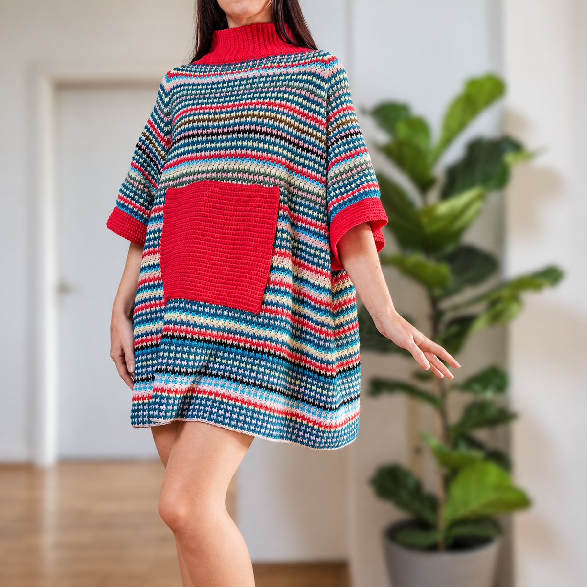 Scrappy Stripe Dress