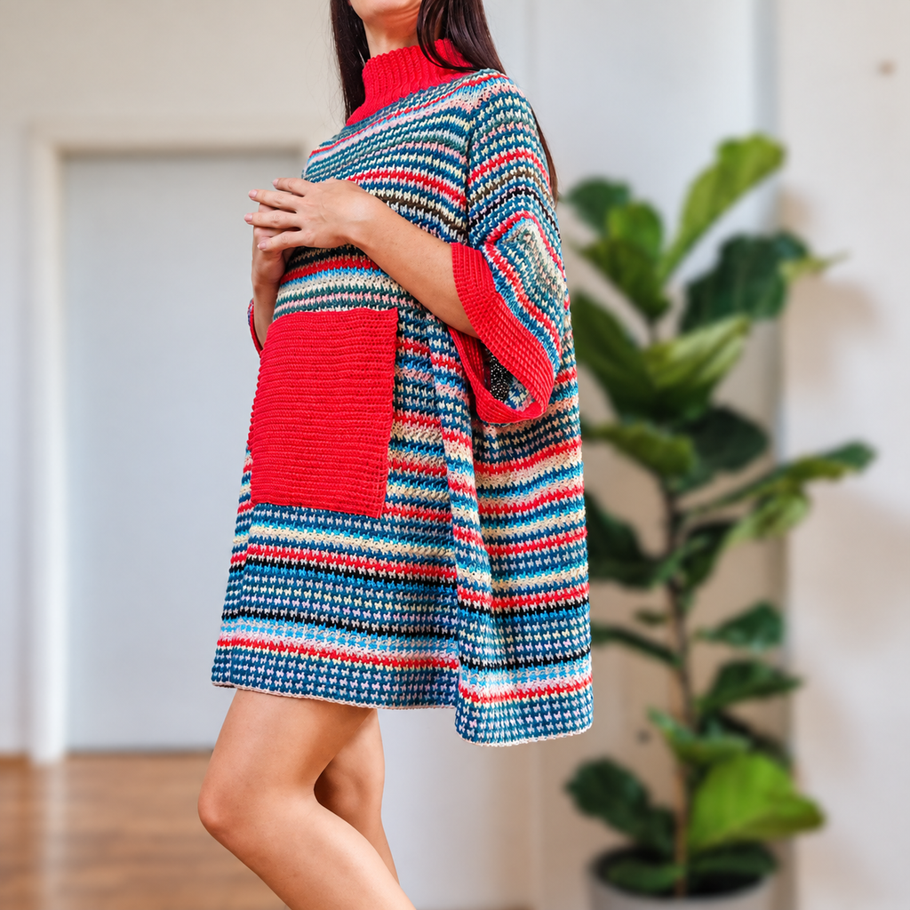 Scrappy Stripe Dress