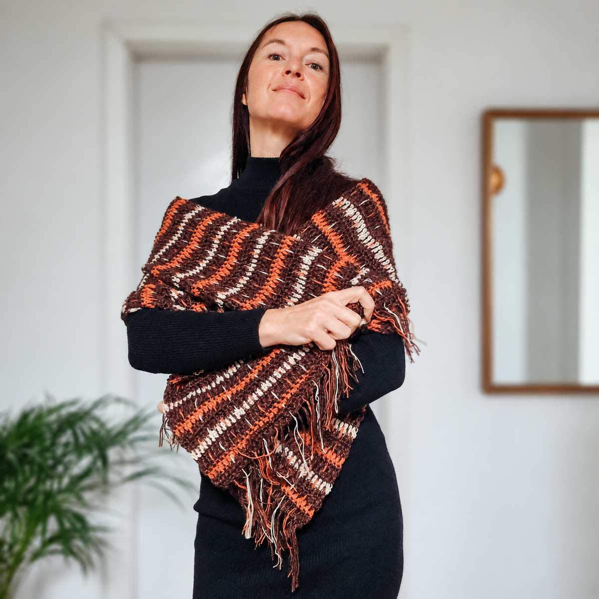 Ember Plaid Scarf