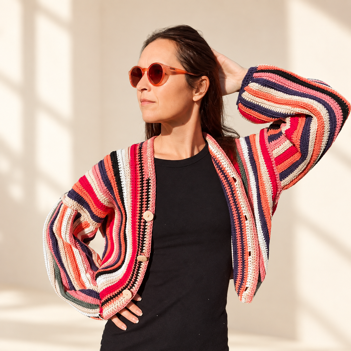 Ribbed Cardigan