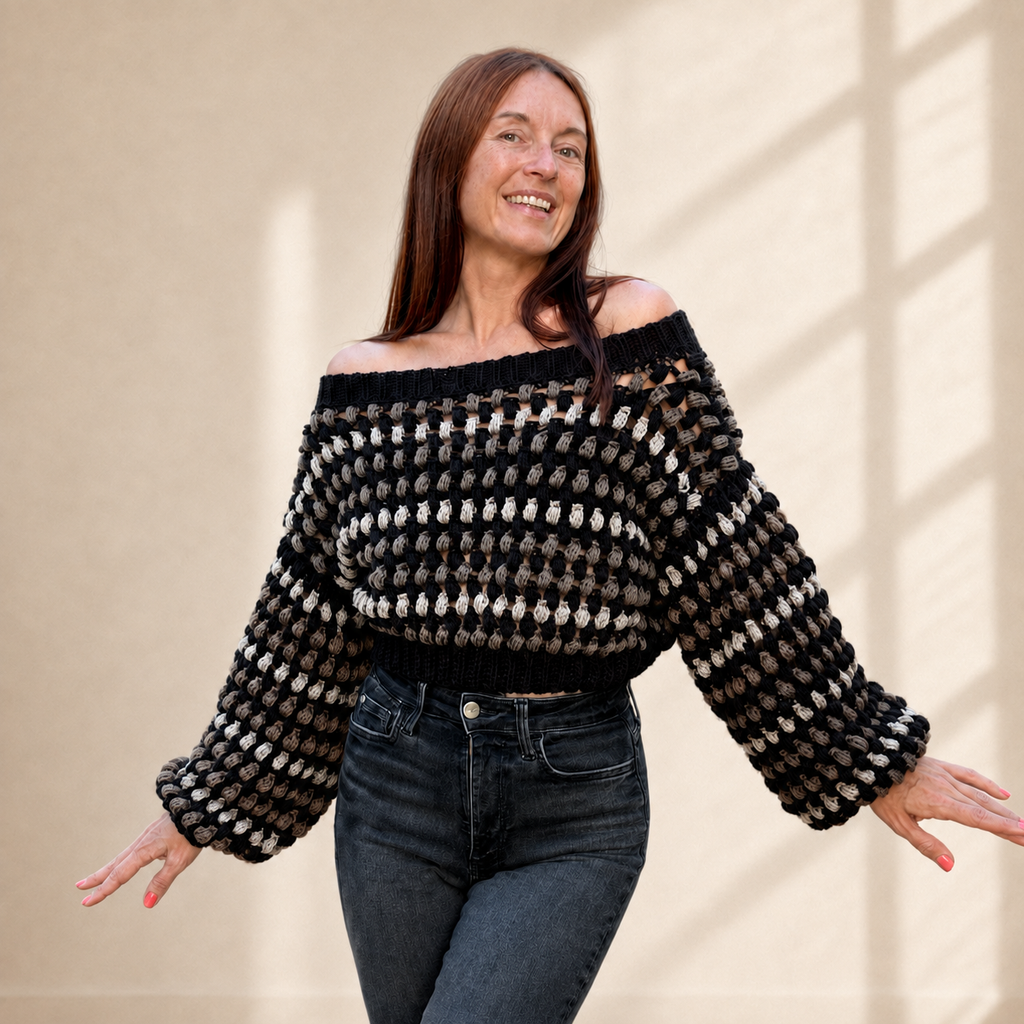 Puff Stitch Sweater