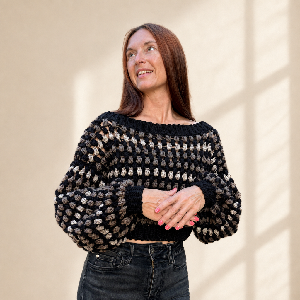 Puff Stitch Sweater