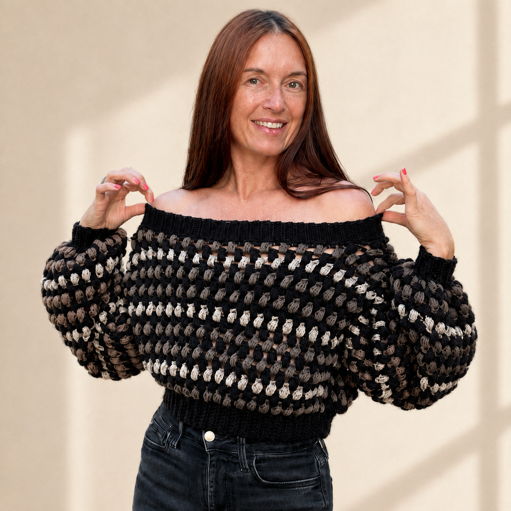 Puff Stitch Sweater