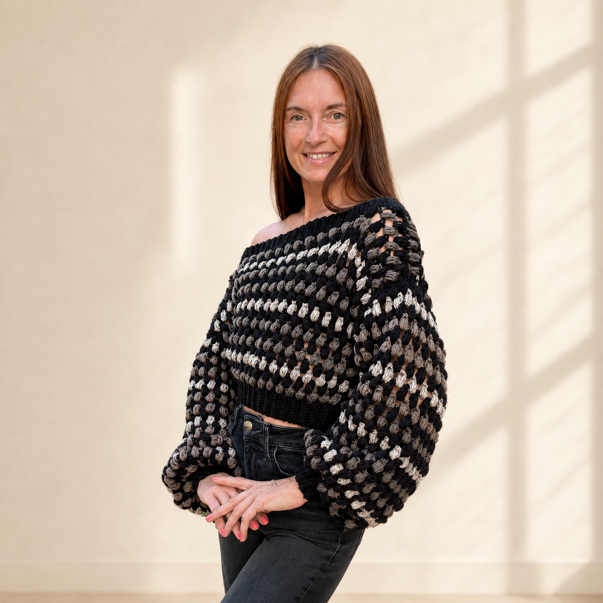 Puff Stitch Sweater