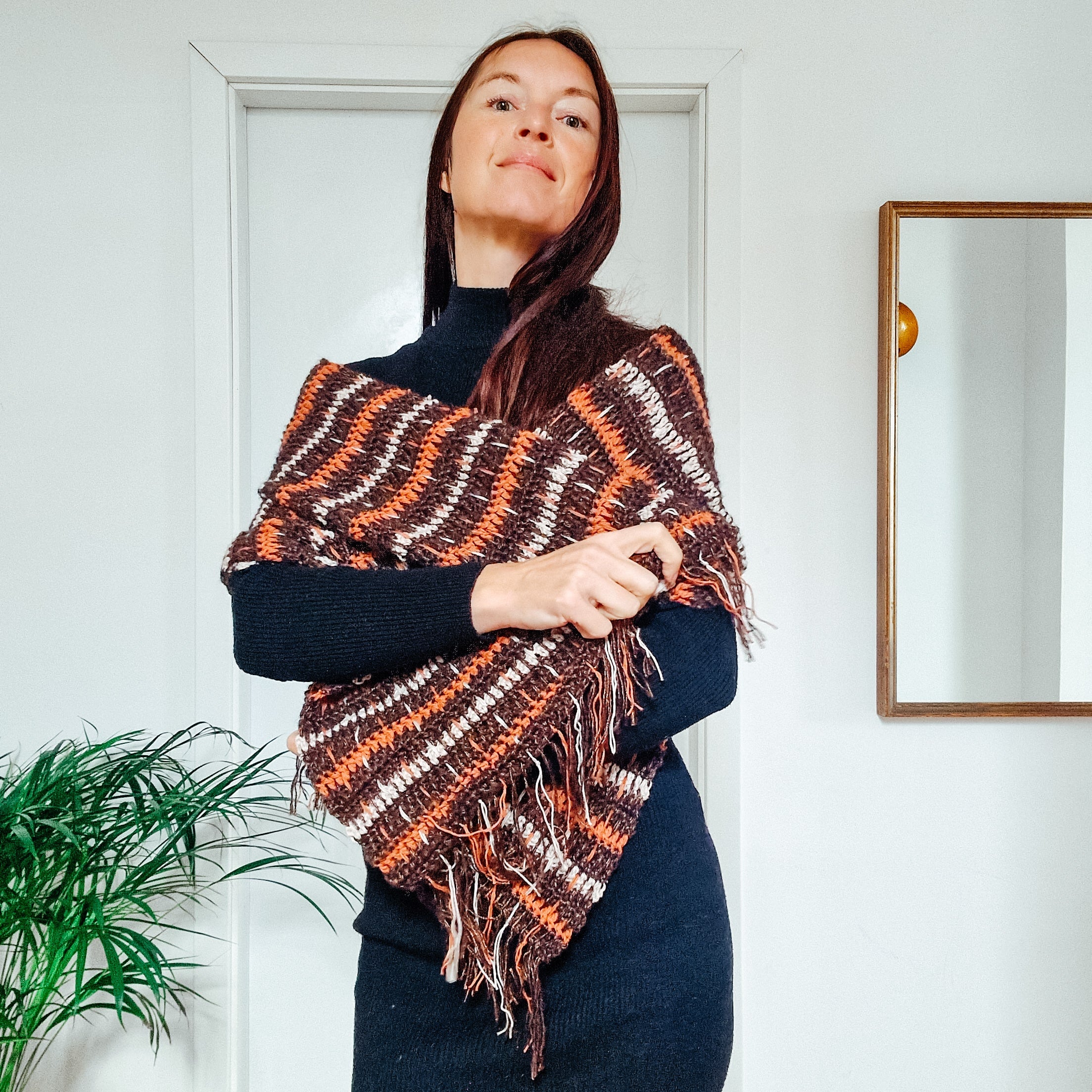 Ember Plaid Scarf