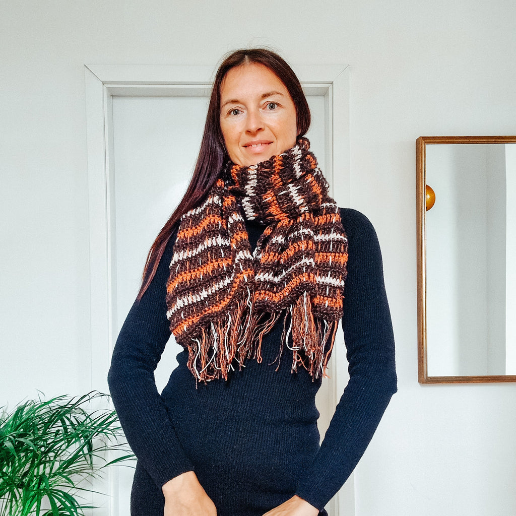 Ember Plaid Scarf